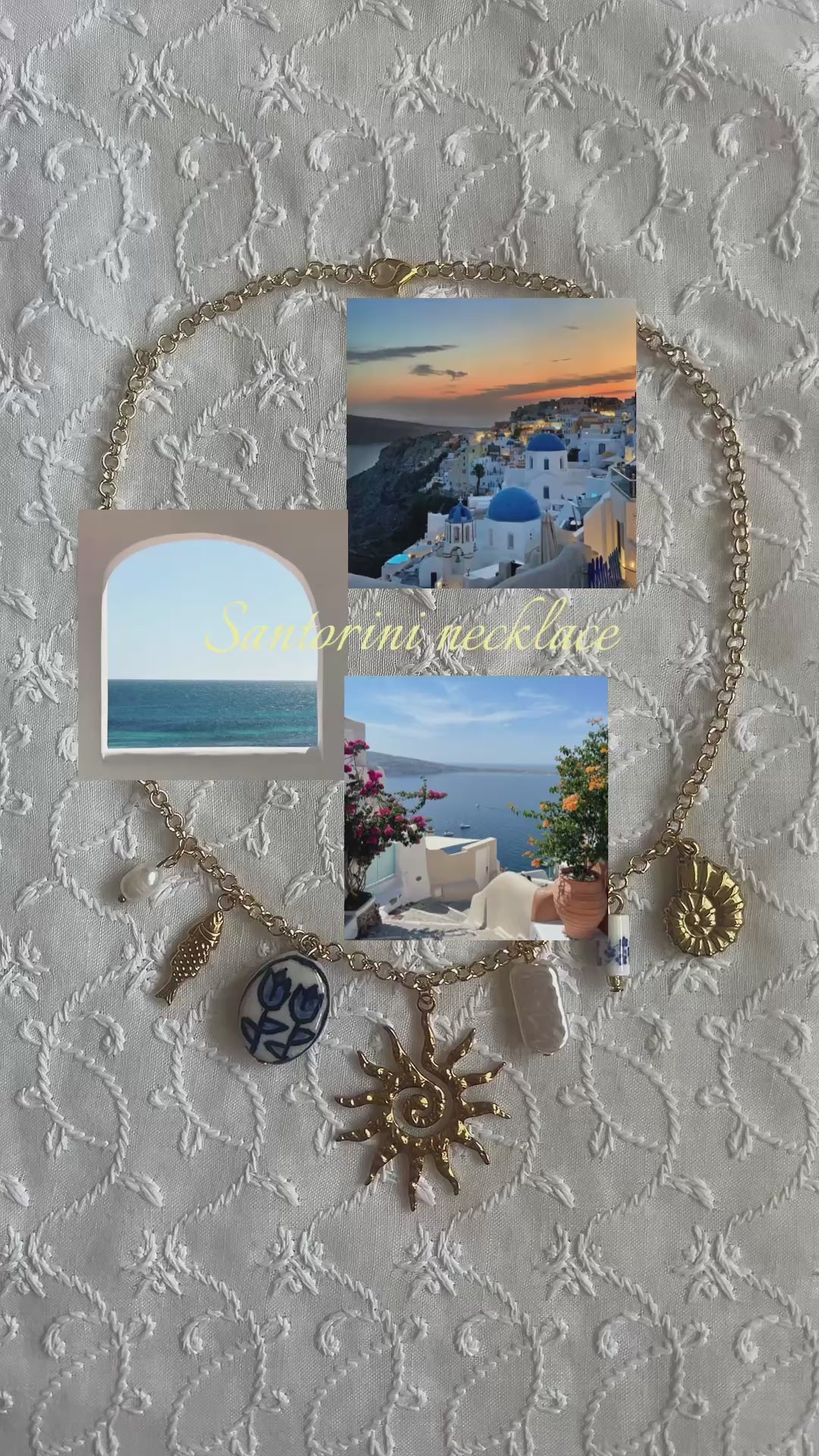 Santorini necklace